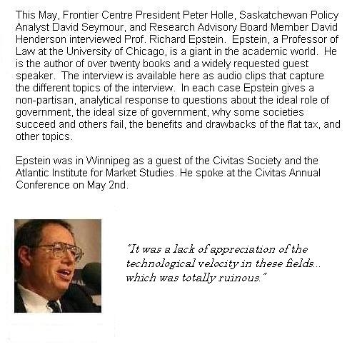 Epstein Technological Advance Frontier Centre For Public Policy